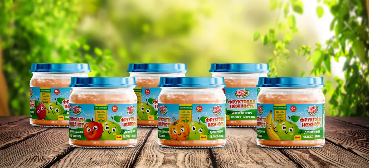Nuri Zulol fruit purée for babies
